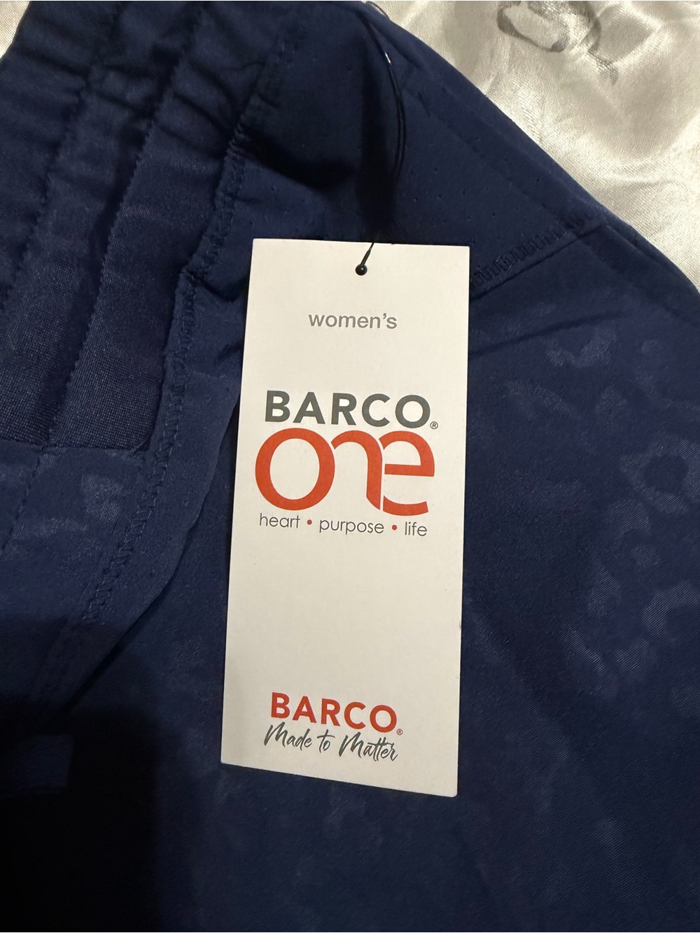 Barco Uniforms Women’s Indigo Mystic Cheetah Joggers - Picture 4 of 6